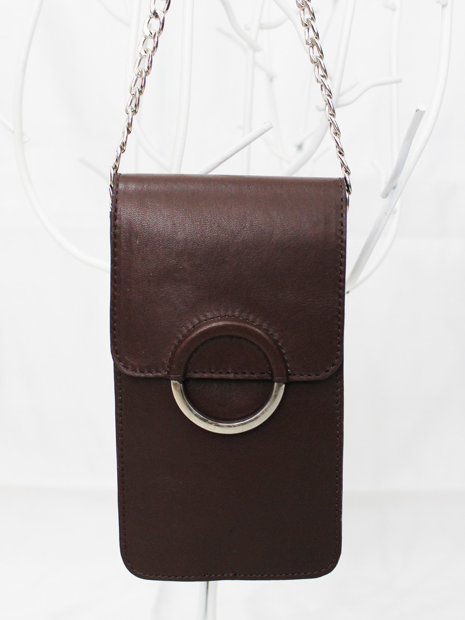 Genuine Leather Chain Strap Bag